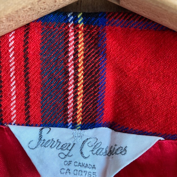 Vintage perfect little tartan wool vest women size XS - Picture 12 of 13